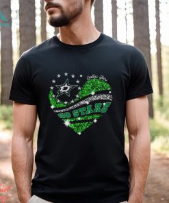 Go Stars Dallas Stars Legend Heart Diamond Shirt
