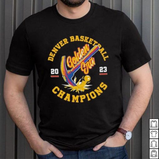 Gold era Denver basketball 2023 champions shirt