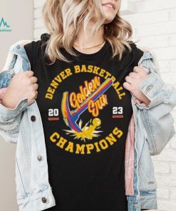 Gold era Denver basketball 2023 champions shirt