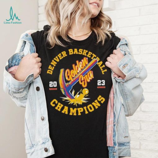 Gold era Denver basketball 2023 champions shirt