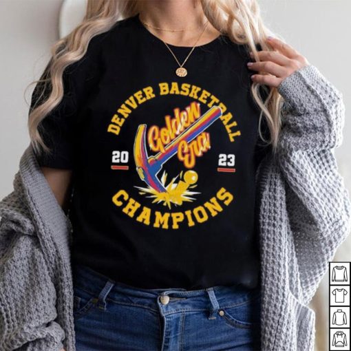 Gold era Denver basketball 2023 champions shirt