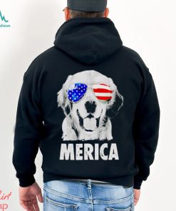Golden Retriever Merica shirt
