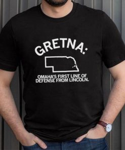 Gretina Omaha’s first line of defense from Lincoln shirt