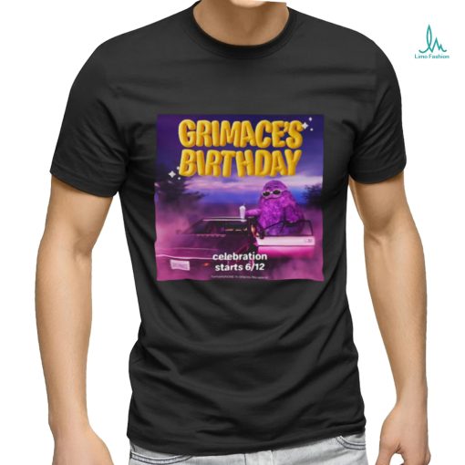 Grimace’s Birthday Celebration Starts Shirt