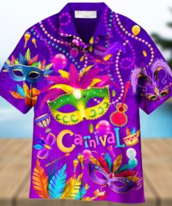 Happy Mardi Gras Aloha Hawaiian Shirt Summer Vacation Gift