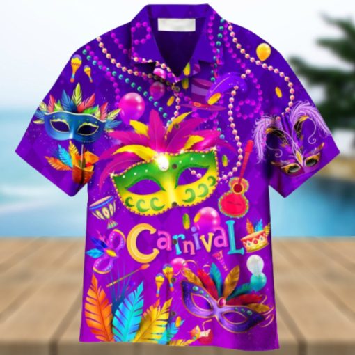 Happy Mardi Gras Aloha Hawaiian Shirt Summer Vacation Gift