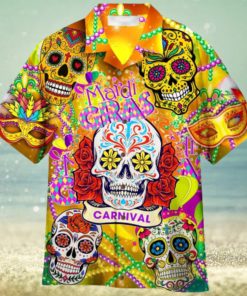 Happy Mardi Gras Carnival Aloha Hawaiian Shirt Summer Gift Beach Shirt