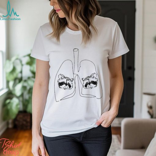 Happy Raccoon Club My Lungs Shirt