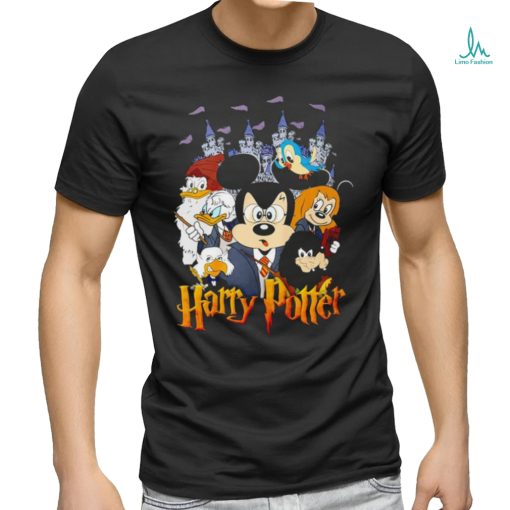 Harry Potter X Mickey Mouse characters cartoon shirt