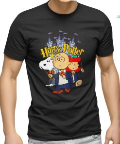 Harry Potter X The Peanuts characters cartoon shirt