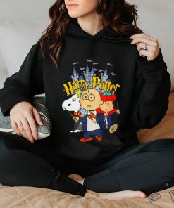 Harry Potter X The Peanuts characters cartoon shirt
