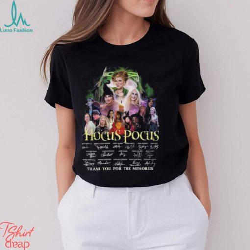 Hocus Pocus Thank You For The Memories T Shirt
