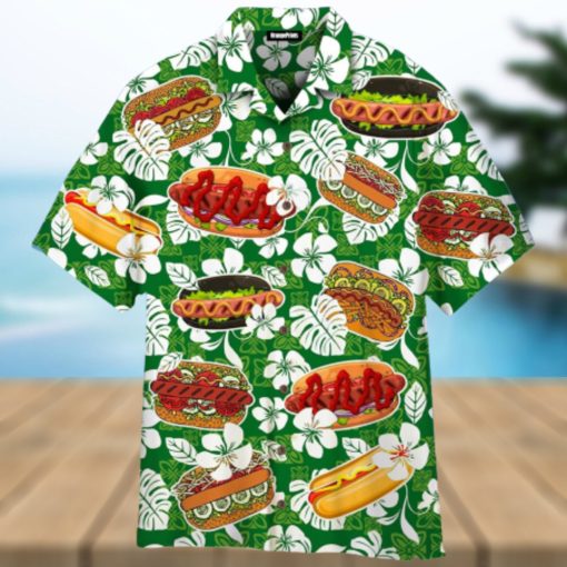Hot Dog Aloha Hawaiian Shirt Summer Gift Beach Shirt
