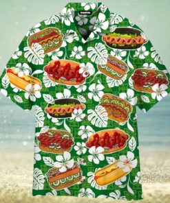 Hot Dog Aloha Hawaiian Shirt Summer Gift Beach Shirt