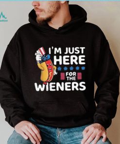 Hot dog I’m just here for the wieners 4th of july shirt