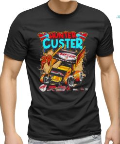 Hunter Custer racing car shirt