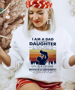 I Am A Dad Of Abadass Daughter Father’s Day Crewneck Sweatshirt