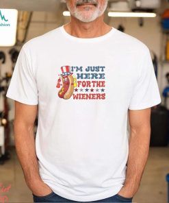 I’m Just Here For The Wieners Hot Dog T shirt