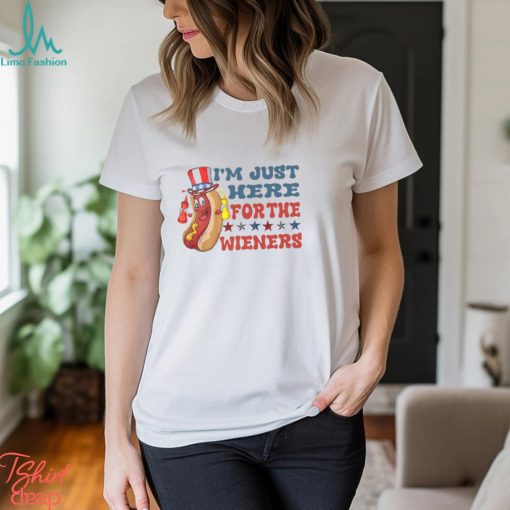 I’m Just Here For The Wieners Hot Dog T shirt