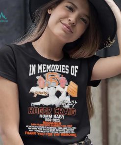 In Memory Of Roger Craig Humm Baby 1930 2023 Thank You For The Memories Signature shirt