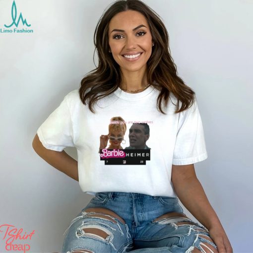 Inside You Are Two Wolves Barbieheimer Shirt