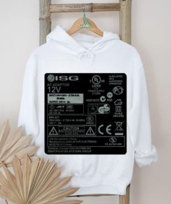 Isg Ac Adaptor 12V Ul Electronic Labels Shirt, hoodie, sweater, long sleeve and tank top Isg Ac Adaptor 12V Ul Electronic Labels Shirt
