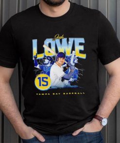 JOSH LOWE TAMPA BAY BASEBALL PICTURE COLLAGE SHIRT