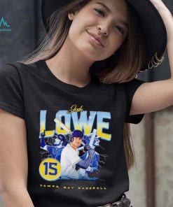 JOSH LOWE TAMPA BAY BASEBALL PICTURE COLLAGE SHIRT