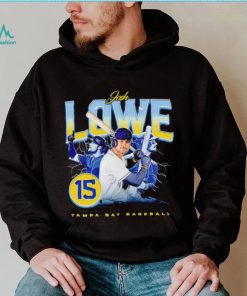 JOSH LOWE TAMPA BAY BASEBALL PICTURE COLLAGE SHIRT