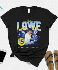 JOSH LOWE TAMPA BAY BASEBALL PICTURE COLLAGE SHIRT