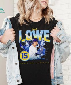 JOSH LOWE TAMPA BAY BASEBALL PICTURE COLLAGE SHIRT
