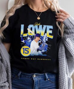 JOSH LOWE TAMPA BAY BASEBALL PICTURE COLLAGE SHIRT