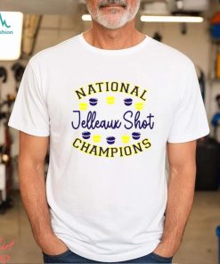 Jelleaux shot national champions shirt