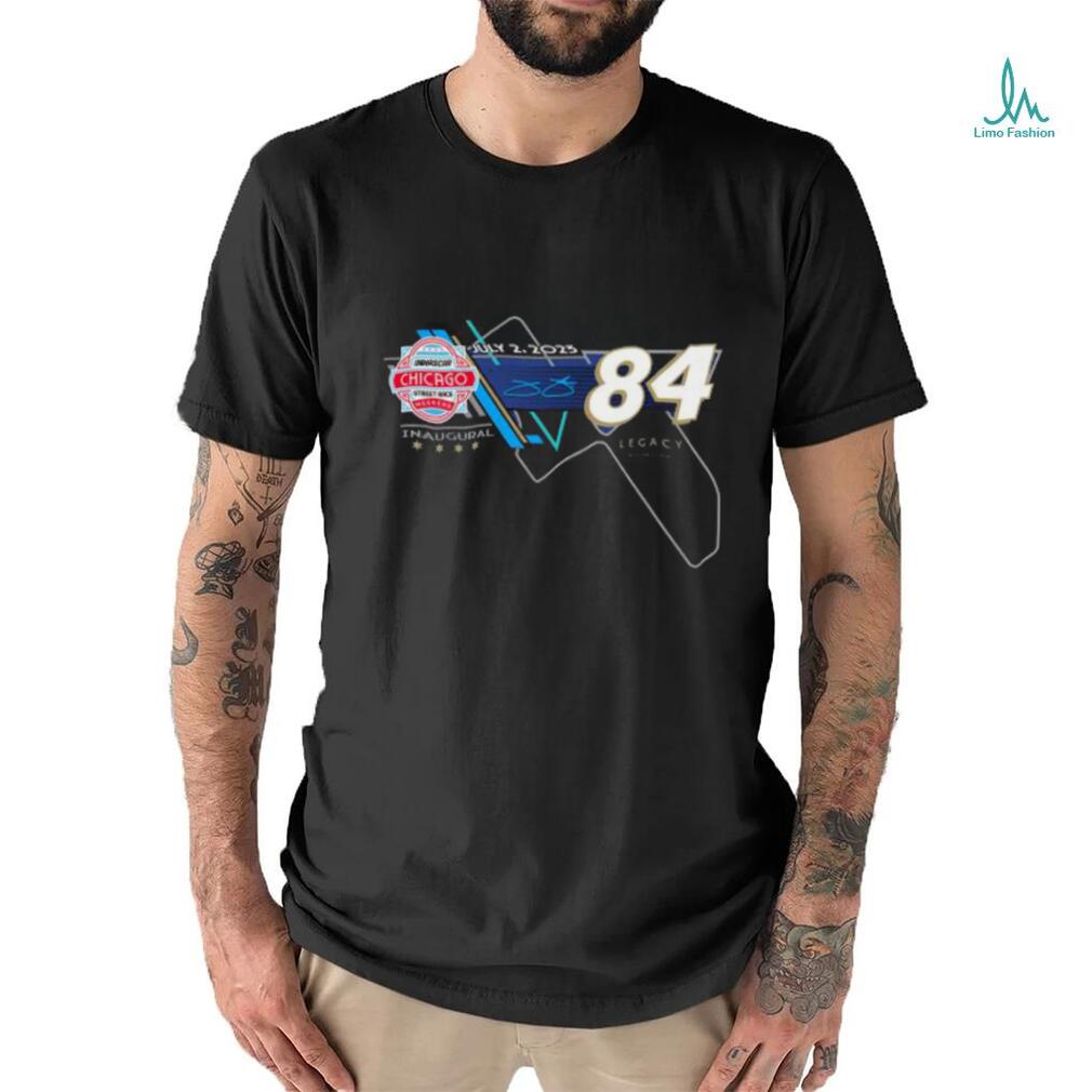 Jimmie Johnson LEGACY Motor Club Team Collection 2023 Grant Park 200 T Shirt Jimmie Johnson LEGACY Motor Club Team Collection 2023 Grant Park 200 T Shirt