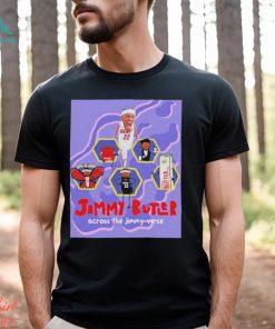 Jimmy Butler Across The Jimmy Verse Spider Man Style T Shirt