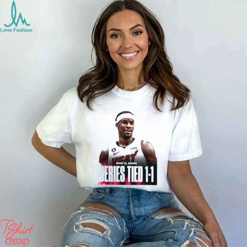 Jimmy Butler Miami vs Denver series tied shirt