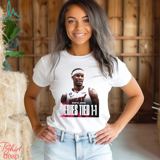 Jimmy Butler Miami vs Denver series tied shirt