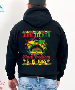 Juneteenth Black Freedom Glasses Of Bold Black Women T shirt