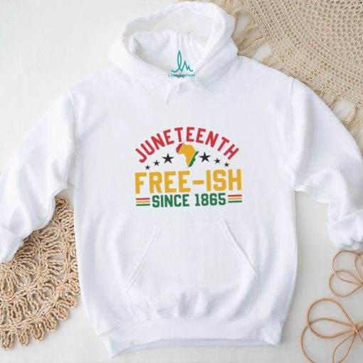 Juneteenth Free Ish Since 1865 African Map Shirt