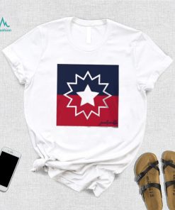 Juneteenth red white flag shirt