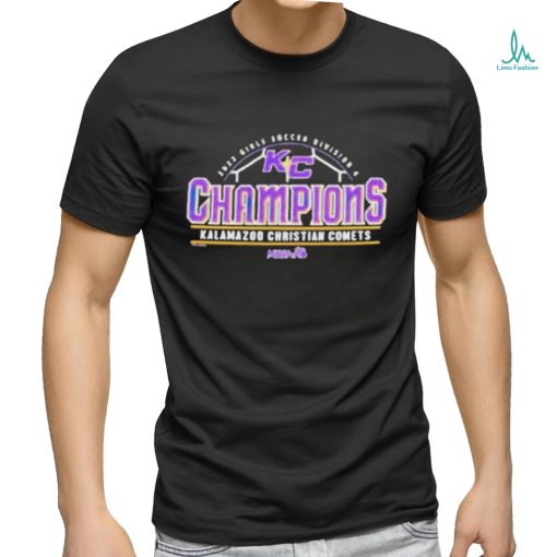 Kalamazoo Christian Comets 2023 Girls Soccer Division 4 Champions Shirt