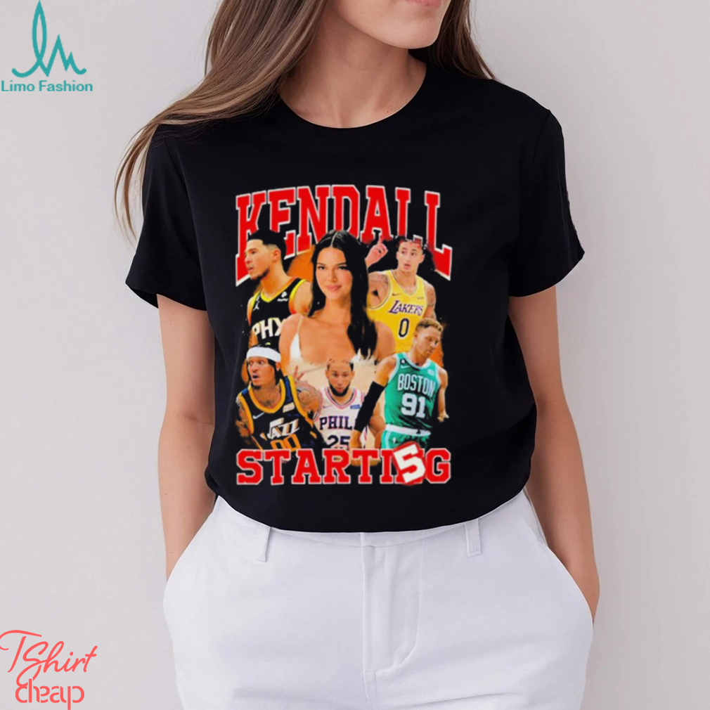 90S Vintage Kendall Jenner Starting 5 Shirt Kendall Jenner