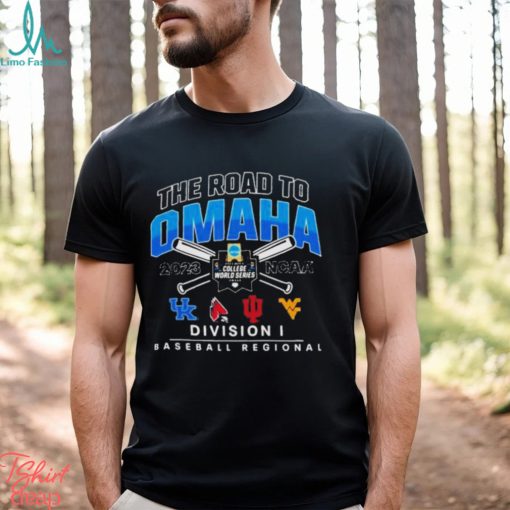 Kentucky The Road To Omaha 2023 NCAA Division I Baseball Regional shirt