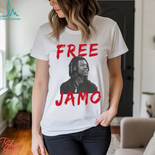 Kerby Joseph Wearing Frees Jamo Shirt