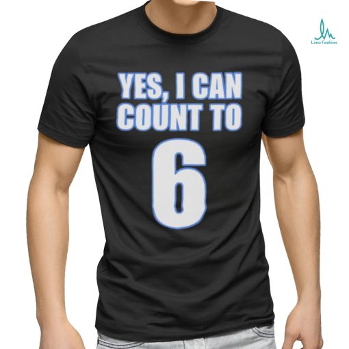 Kevin O’Sullivan Wearing Yes I Can Count To 6 Shirt