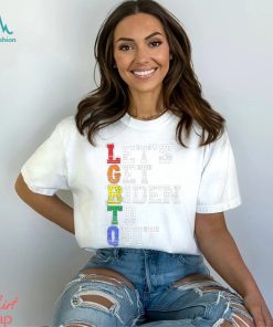 LGBTQ Anti Biden Let’s Get Biden To Quit T Shirt
