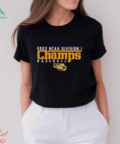 LSU Tigers 2023 Ncaa DI Champs baseball logo shirt
