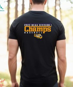 LSU Tigers 2023 Ncaa DI Champs baseball logo shirt