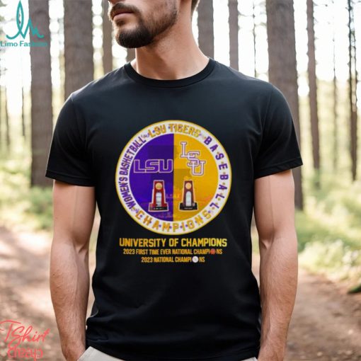 LSU Tigers Baseball And Women’s Basketball University Of Champions Shirt