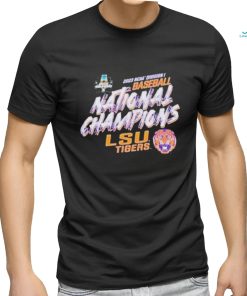 LSU Tigers Slant 2023 NCAA Men’s Baseball Division I National Champions Shirt